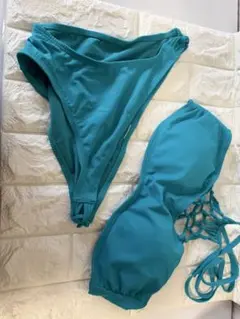 レディース ターコイズブルー セパレート ビキニ 水着
