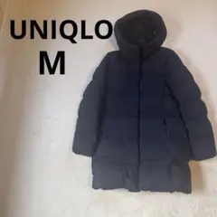 UNIQLO ユニクロ　シームレスダウン　M ネイビー