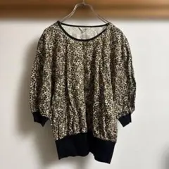 Lailian ヒョウ柄 半袖シャツ レリアン