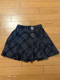 グリーン系チェック スカート 140センチ