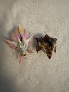 モンスターハンター ヘッドフィギュア2体売り