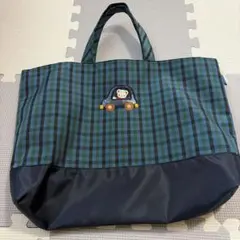 familiar ファミリア トートバッグ チェック 車