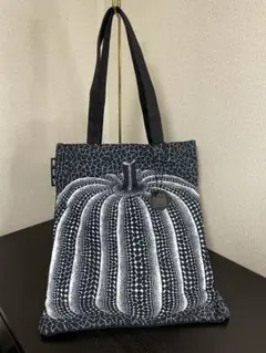 限定 NGV x 草間彌生 かぼちゃ 黒トートバッグ ビクトリア国立美術館