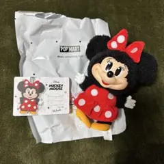 ミッキーファミリー　ポップマート　ぬいぐるみキーチェーン　ミニー