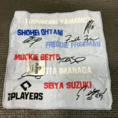 MLB PLAYERS ハンドタオル　ドジャース　大谷翔平　山本由伸　サイン入り