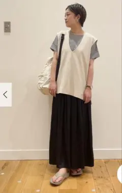 ドレープツイルギャザーパンツ