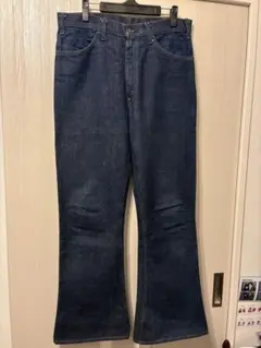 70s vintage levis646 ワンウォッシュ　ベルボトム