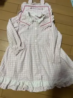 クーラクール　チェックワンピース