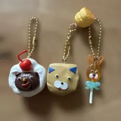 valo カプセルトイ ストラップセット 動物 食べ物