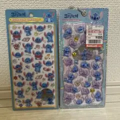 スティッチ ボンボンドロップシール　プチドロステッカー