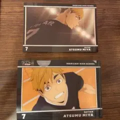 ハイキュー ポストカード・クリアファイル宮侑