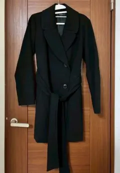 チェスターコート　ブラック　M