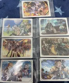 原神　ウエハースシール　7枚セット