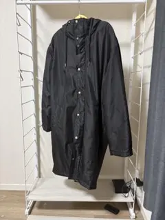 ZARA ボアライナー付き ナイロンジャケット ブラックのサムネイル