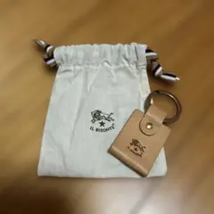 IL BISONTE レザーキーホルダーポーチセット