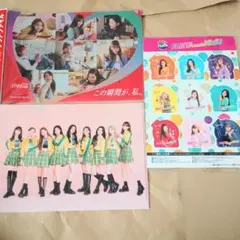 NiziU コカ・コーラ ローソンクリアファイル セット シール付