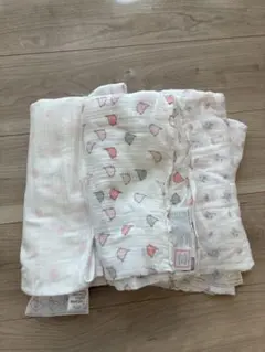 コットンおくるみ3枚セット