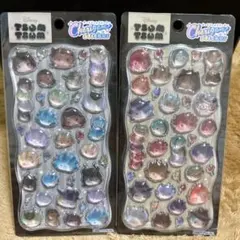 ディズニー ツイステ チェリジェムステッカー 2種セット