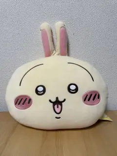 【タグ付き未使用】ちいかわ うさぎだらけくじ B賞 フェイスクッション