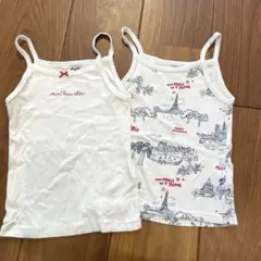 プチバトー　キャミソールセット