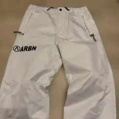ARBN スノーボードパンツ ホワイト
