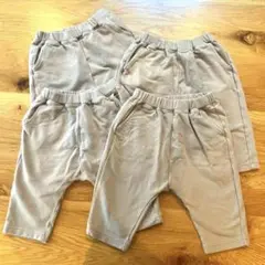 GU サマナルパンツ半ズボン ベージュ 100cm 4枚セット