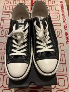 CONVERSE ALL STAR ブラックレザー スニーカー　26.5センチ
