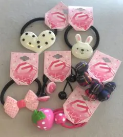 【平成レトロ】レトロ　ヘアゴム　ヘアアクセサリー　セット　平成女児 y2k　原宿