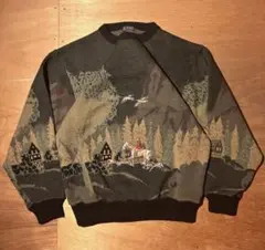 ALASKO 古着 ニット 短丈 L
