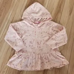 ポケモン ピカチュウ　フード付きパーカー ピンク　110