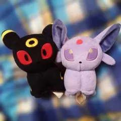 ポケモンドール　ブラッキー　エーフィ　ぬいぐるみ