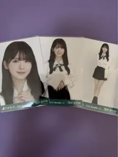 乃木坂46 生写真 筒井あやめ スカーフ 3種コンプ 美品