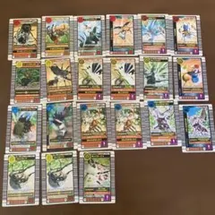 ムシキングわざカードノーマルセット 21枚