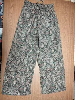 定価13800円ヤマダヤ RADIATE ペイズリー柄ワイドパンツ