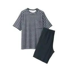 無印良品　着るタオル　両面パイル　半袖ルームウェアセット