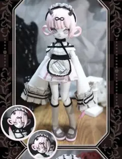 Cooze 悪魔角 1/8スケール BJD ブラインドドール 嫉妒 嫉妬