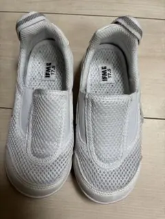 IFME メッシュ スリッポンシューズ 17.5cm ホワイト