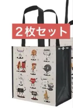 エコバッグ　２枚セット コストコ 横 41 x 縦41 x マチ 24cmのサムネイル