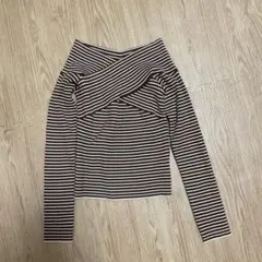 MOUSSY ニットトップス　オフショル