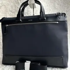 未使用級◎ Calvin Klein PLATINUM 2way ビジネスバッグ