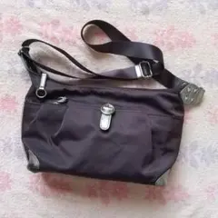 MICHEL KLEIN　ショルダーバッグ　紫色系　ナイロン製