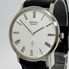 新品電池 稼働 SEIKO シャリオ ローマン文字盤 メンズ QZ 腕時計のサムネイル