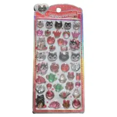 うるちゅる POP SEAL 和柄　和風　招き猫　だるま　3D 立体