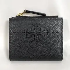 未使用 Tory Burch トリーバーチ 二つ折り財布 マックグロー レザー