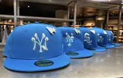 ニューエラ 59FIFTY NY Yankees キャップ 水色 希少カラーのサムネイル