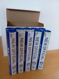 NEW OFFICIALバドミントンシャトル中古10本セット　ニューオフィシャル NEW OFFICIALバドミントンシャトル中古10本セット ニュー