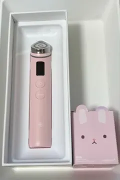 AGE-R ブースタープロ 美顔器 メディキューブ くまさんキャップ ピンク