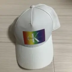 Calvin Klein ホワイトベースボールキャップ