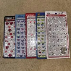 【新品】ディズニー　ボンボンドロップシール ミニ　5種セット