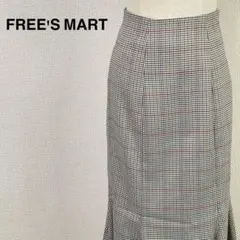 FREE'S MART チェック柄　マーメイドスカート